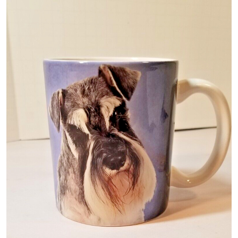 Vintage Schnauzer Dog Ceramic Dog Mug Look at that Face!